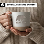 Lustige Tasse Katastrofee Spruch Kaffeetasse mit Strichmännchen Mädchen Geschenk für Kollegin Freundin Humorvolle Büro Tasse Katastrophe Fee