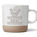 Glühwein Tasse Ein swei - Lustiges Weihnachtsmarkt Geschenk für Kolleg – Bild 1