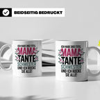 Mama Tante Schwester Kaffeetasse - Ich Rocke Alle! - Muttert – Weiß [farbe:weiß]