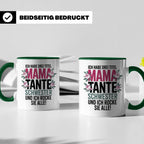Mama Tante Schwester Kaffeetasse - Ich Rocke Alle! - Muttert – Grün [farbe:grün]