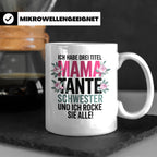 Mama Tante Schwester Kaffeetasse - Ich Rocke Alle! - Muttert – Weiß [farbe:weiß]