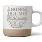 Weihnachtstasse Ho Hol mir ein Plätzchen - Lustiges Geschenk für Nasch – Bild 1