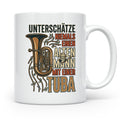Tuba Tasse mit Spruch Alter Mann | Geschenk für Tubist, Opa, – Weiß [farbe:weiß]
