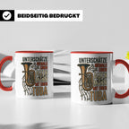 Tuba Tasse mit Spruch Alter Mann | Geschenk für Tubist, Opa, – Rot [farbe:rot]