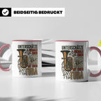 Tuba Tasse mit Spruch Alter Mann | Geschenk für Tubist, Opa, – Rosa [farbe:rosa]