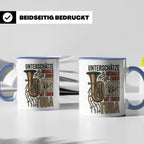 Tuba Tasse mit Spruch Alter Mann | Geschenk für Tubist, Opa, – Blau [farbe:blau]