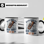 Tubist Tasse mit Spruch 'Alles wird gut' Geschenk für Blasmu – Schwarz [farbe:schwarz]