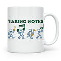 Musiker Tasse Taking Notes lustiger Kaffeebecher Musiklehrer – Weiß [farbe:weiß]