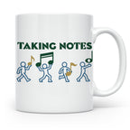 Musiker Tasse Taking Notes lustiger Kaffeebecher Musiklehrer – Weiß [farbe:weiß]