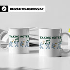 Musiker Tasse Taking Notes lustiger Kaffeebecher Musiklehrer – Weiß [farbe:weiß]