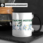 Musiker Tasse Taking Notes lustiger Kaffeebecher Musiklehrer – Schwarz [farbe:schwarz]