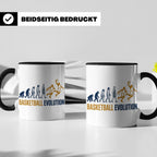 Basketball Evolution Tasse für Spieler, Fans & Trainer. Lust – Schwarz [farbe:schwarz]