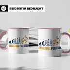 Basketball Evolution Tasse für Spieler, Fans & Trainer. Lust – Rosa [farbe:rosa]