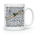 Posaune Tasse mit Noten Motiv, Geschenk für Posaunist & Musi – Weiß [farbe:weiß]