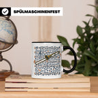 Posaune Tasse mit Noten Motiv, Geschenk für Posaunist & Musi – Schwarz [farbe:schwarz]