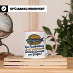 Fischbrötchen Tasse mit Spruch aus dem Norden | Maritimes Kü – Rosa [farbe:rosa]