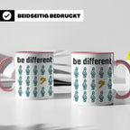 Musiker Tasse Be Different Bassschlüssel, Kaffeetasse mit No – Rosa [farbe:rosa]