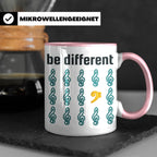 Musiker Tasse Be Different Bassschlüssel, Kaffeetasse mit No – Rosa [farbe:rosa]