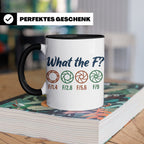 Fotografen Tasse What the F, lustiger Blende F-Stop Spruch,  – Schwarz [farbe:schwarz]