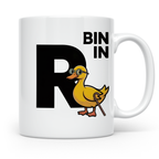 Bin in Rente Ente Kaffeetasse - Rentner Design Geschenkidee  – Weiß [farbe:weiß]