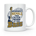 Bassist Tasse Alter Mann mit Bass Spruch E-Bass Geschenk für – Weiß [farbe:weiß]