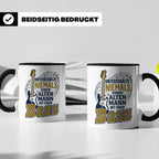 Bassist Tasse Alter Mann mit Bass Spruch E-Bass Geschenk für – Schwarz [farbe:schwarz]