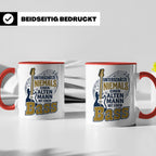 Bassist Tasse Alter Mann mit Bass Spruch E-Bass Geschenk für – Rot [farbe:rot]