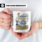 Bassist Tasse Alter Mann mit Bass Spruch E-Bass Geschenk für – Rosa [farbe:rosa]