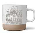 Ich genieße das Leben in vollen Zügen Tasse - Eisenbahn Geschenk für L – Bild 1