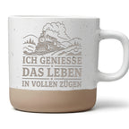 Ich genieße das Leben in vollen Zügen Tasse - Eisenbahn Geschenk für L – Bild 1