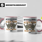Heavy Metal Tasse Alter Mann | Rocker Kaffeebecher mit Penta – Rosa [farbe:rosa]