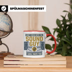 Tontechniker Tasse Don't Mess With The Sound Guy, Kaffeetass – Rot [farbe:rot]