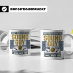 Tontechniker Tasse Don't Mess With The Sound Guy, Kaffeetass – Weiß [farbe:weiß]