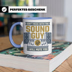 Tontechniker Tasse Don't Mess With The Sound Guy, Kaffeetass – Blau [farbe:blau]