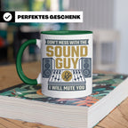 Tontechniker Tasse Don't Mess With The Sound Guy, Kaffeetass – Grün [farbe:grün]