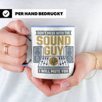 Tontechniker Tasse Don't Mess With The Sound Guy, Kaffeetass – Blau [farbe:blau]