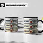 Ingenieur Tasse Glas halb voll leer lustiger Spruch Geschenk – Schwarz [farbe:schwarz]
