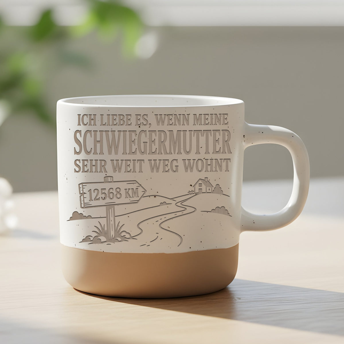 Schwiegermutter wohnt sehr weit weg Tasse - Lustiges Geschenk für Schw – Bild 6