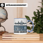 Tontechniker Tasse für Sound Engineer & Audio Engineer, Kaff – Blau [farbe:blau]