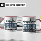 Tontechniker Tasse für Sound Engineer & Audio Engineer, Kaff – Rosa [farbe:rosa]