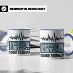 Tontechniker Tasse für Sound Engineer & Audio Engineer, Kaff – Blau [farbe:blau]