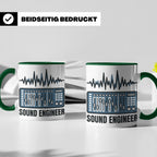 Tontechniker Tasse für Sound Engineer & Audio Engineer, Kaff – Grün [farbe:grün]