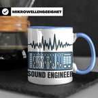 Tontechniker Tasse für Sound Engineer & Audio Engineer, Kaff – Blau [farbe:blau]