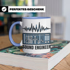 Tontechniker Tasse für Sound Engineer & Audio Engineer, Kaff – Blau [farbe:blau]