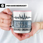 Tontechniker Tasse für Sound Engineer & Audio Engineer, Kaff – Rosa [farbe:rosa]