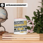 Tontechniker Tasse mit Spruch Überarbeiteter Techniker | Ges – Rosa [farbe:rosa]