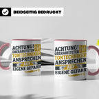 Tontechniker Tasse mit Spruch Überarbeiteter Techniker | Ges – Rosa [farbe:rosa]