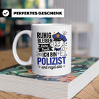 Polizei Tasse - Ruhig Bleiben Keine Panik Ordnungshüter Gesc – Weiß [farbe:weiß]