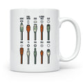 Tontechniker Tasse mit Audio Kabeln & Steckern | Kaffeetasse – Weiß [farbe:weiß]