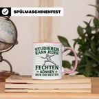 Fechter Tasse mit Spruch Fechten können nur die Besten, Gesc – Rosa [farbe:rosa]